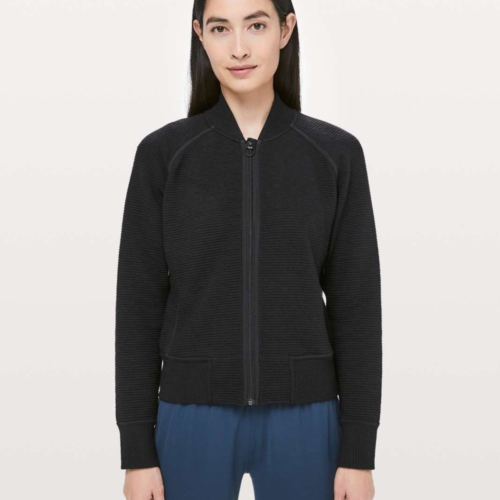 lululemon on repeat bomber jacket